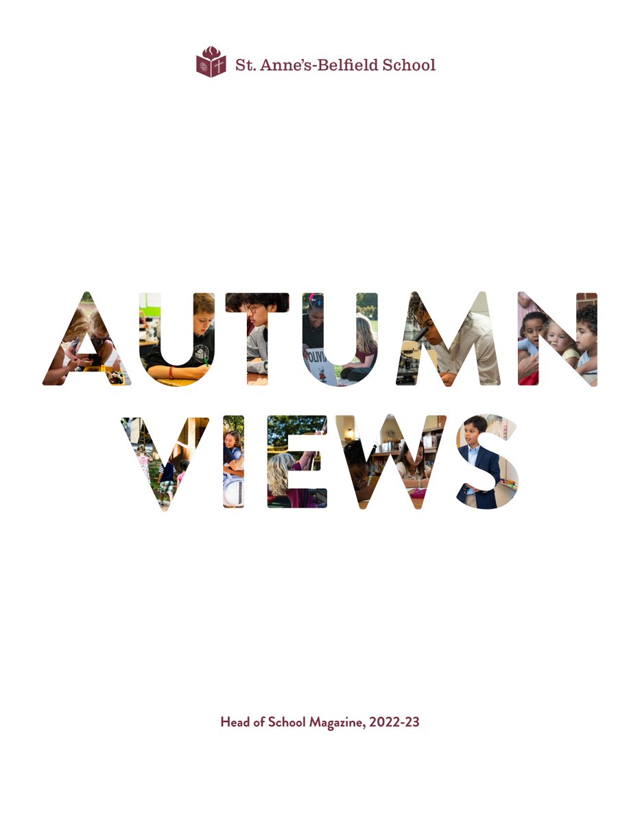 What does the future look like? And how do we inspire students to lead and be exemplary citizens in that future? In this issue of 'Autumn Views' head of school magazine, we explore this topic and more: ow.ly/tUu750NAvPW