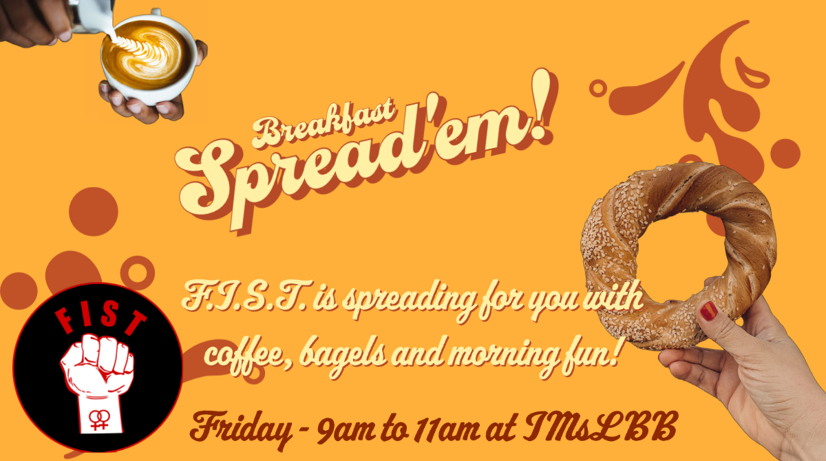 FISTWomen's tweet photo. F.I.S.T. is throwing at party at IMsLBB! Join us Friday morning! 9am - 11am grab some coffee and eats! https://t.co/NVilM0Vhx9