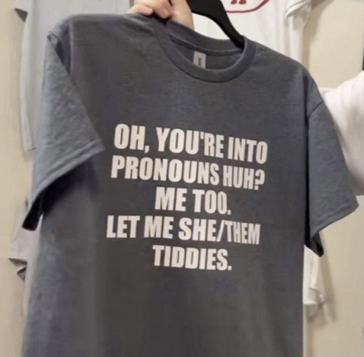 on Twitter "we’ve peaked. no other pronoun jokes need to be