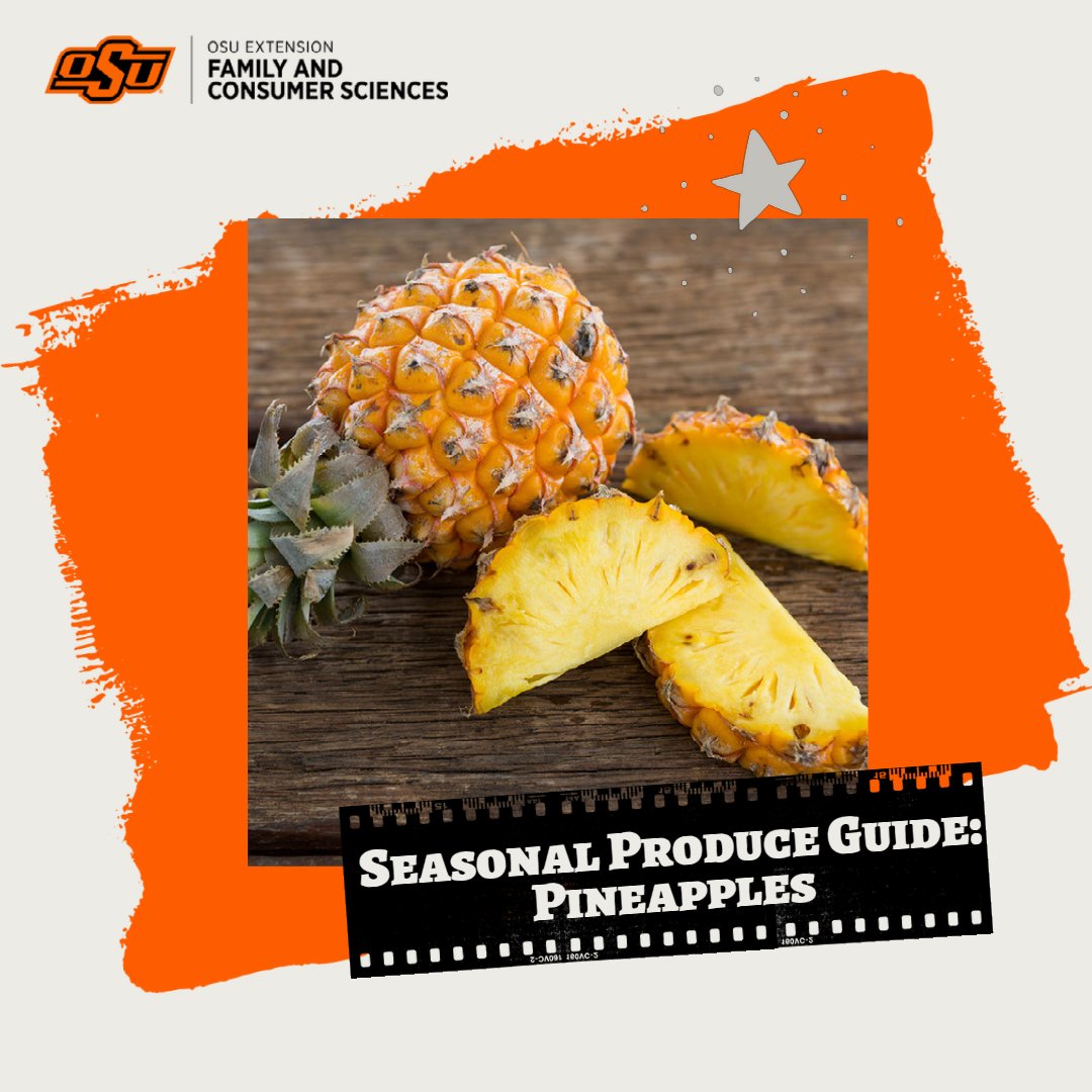 Pineapples are in season spring, fall, and winter. For ripeness, take a big whiff of the base. Its perfume should be sweet, not fermented. Find recipes with pineapples at
🔗  bit.ly/3zy7Bgu