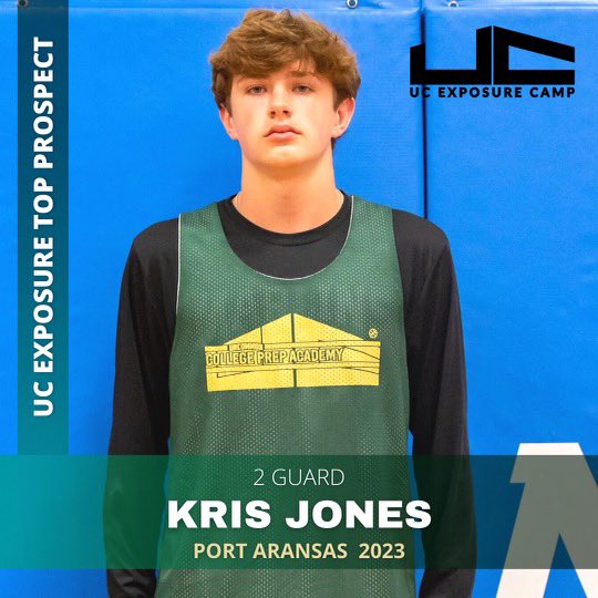 UC_Exposure's tweet photo. Congrats to another UCExposure "Top Prospect" @krisjones_22 for finding the right FIT! #UCExposure #InterestToOffers #Thats17 #ProvenResults #BeUncommon @D3Hoopscommits @d3hoopscoop @hoopinsider @JaimeBoswell2 @TexasPrepReport @TweetsbyCoachP @Collegebbopens @PortAransasBB https://t.co/Rhqk8fI8j0