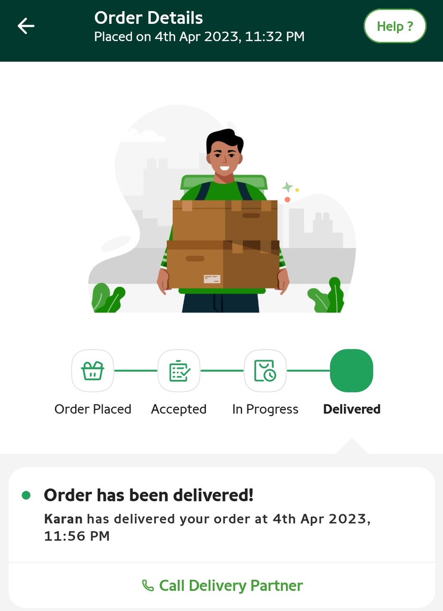 42Shiv's tweet photo. I ordered on @pincode app by @PhonePe launched today. Pretty neat! @CakeZoneCom order delivered by @DunzoIt. 2.5km, 24 mins, 0 delivery charge currently. 

Hyper-local interoperability looking promising with #ONDC!

@ONDC_Official @_DigitalIndia @_sameernigam @NandanNilekani https://t.co/XzwT5zxnsW