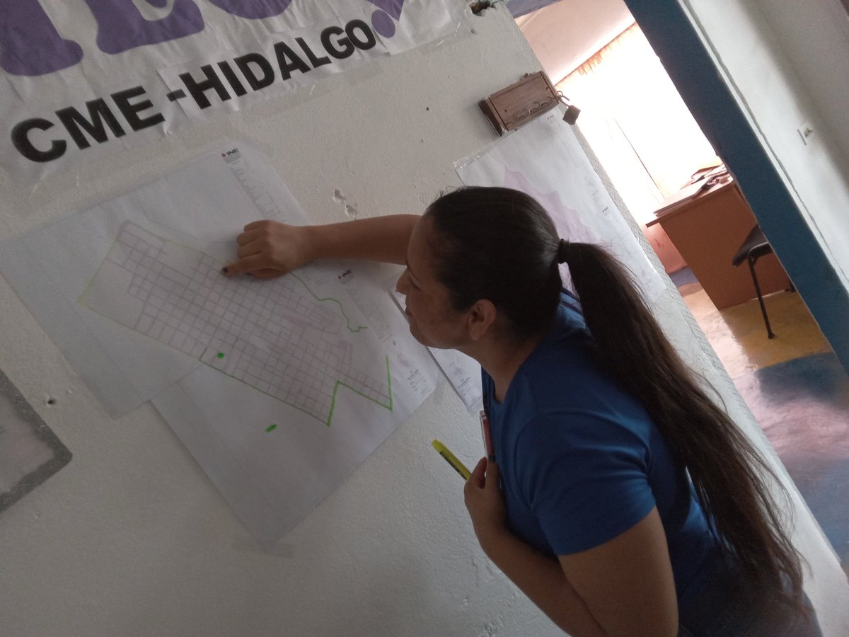 El comité municipal de Hidalgo con apoyo de Enlace,  el día martes 28 de mayo se armo la cartografía para hacer  revisión de ubicación de casillas. @RayFdz62 @frausto_magaly