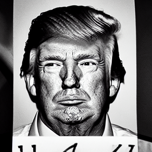 KrehnSolutions's tweet photo. ARREST ME - Donald Trump. Well, this is close picture is close enough for now... #trumpmugshot

#stablediffusion #AIart #DonaldTrump  #TrumpArrest  #TrumpIndicment #TrumpArraignment https://t.co/6XEHb5WeOY