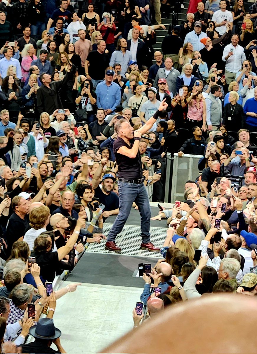 Went back to EStreet church at the <a href="/springsteen/">Bruce Springsteen</a> show last night.  As always for 50 years now! 💥. <a href="/barclayscenter/">Barclays Center</a>