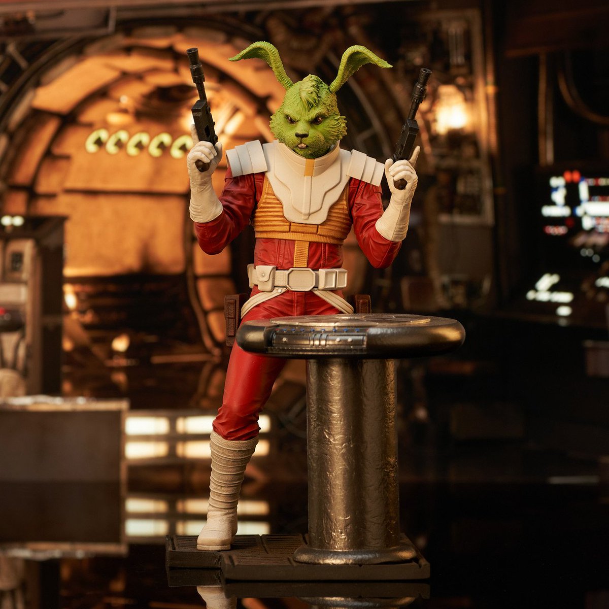 coleccioniswspn's tweet image. Mas imagenes de la nueva Estatua de la línea #PremierCollection de Gentle Giant del personaje de los cómics  Jaxxon y es exclusiva de la #starwarscelebrationlondon 

⭕️Escala 1:7
⭕️Limitada a 1.500 uds
⭕️Precio 200$

#gentlegiant #jaxxon #starwarsstatues #starwarscomics