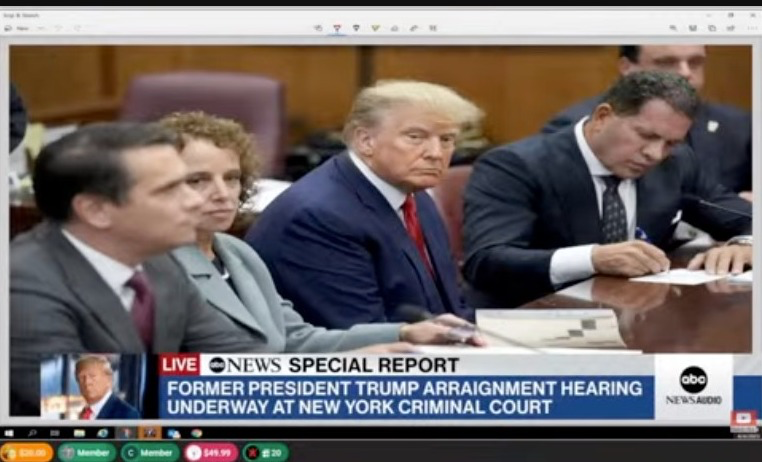 dpakman's tweet photo. A defeated and dejected Donald Trump sits at the defense table in court. https://t.co/l4SPZCxObW