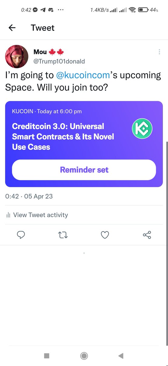 Trump101donald's tweet photo. @kucoincom @timmtsai @Creditcoin I 🥰❤️The opportunity belongs to all of us, may this year be ours, all our work goes smoothly, whatever you do, I always support you! it's very good sir love you
@Lamiya0985 
@kolpona37
@Ashik_85 https://t.co/vz9xMZqdCC