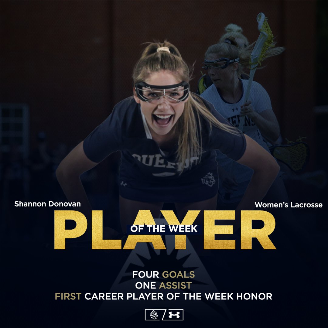 queenswlax's tweet photo. Congrats to Shannon Donovan for earning ASUN Player of the Week honors! 

📰 https://t.co/A6qjoc3gme 

#GoRoyals | #BeTheFirst https://t.co/kEK6e4L46e