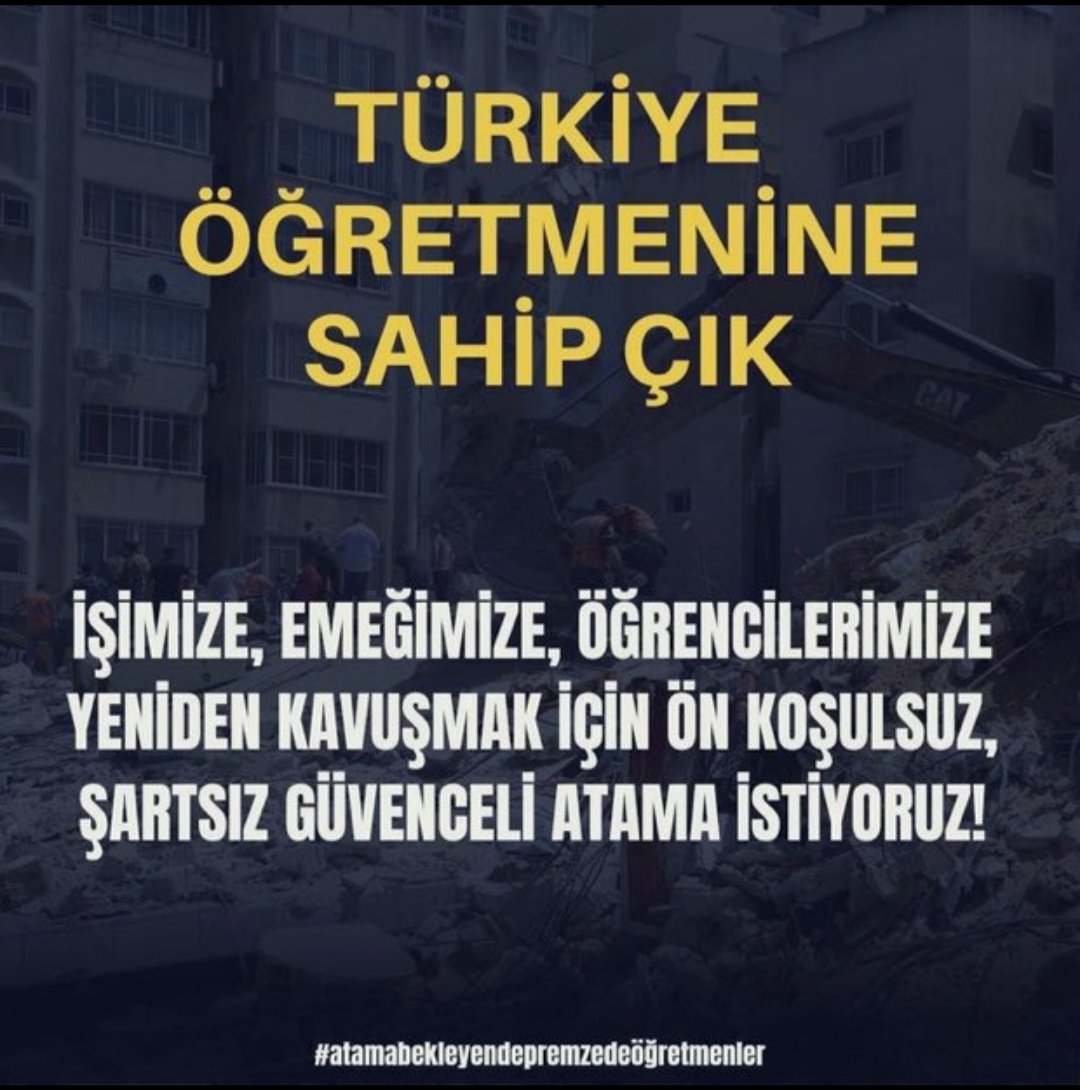 MercanKLC's tweet photo. Herşeyimizi kaybettik!!
@RTErdogan 
@tcmeb 
@kilicdarogluk 
@ekrem_imamoglu 
@FOXhaber 
@showanahaber 
@startv 
@Haberturk 
#DepremzedeÖğretmeneŞartsızKadro https://t.co/TR8RviAgbR