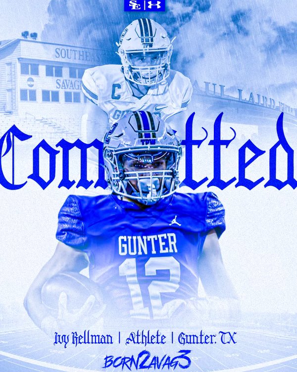 After a great senior season and a long recruiting process I am excited to announce my commitment to play football for Southeastern Oklahoma State University !! <a href="/SavageStormFB/">Savage Storm Football</a> <a href="/CoachFieszel/">Jake Fieszel</a> <a href="/gunter_football/">Gunter Tiger Football (5xStateChamps)</a> @RainwaterAlex