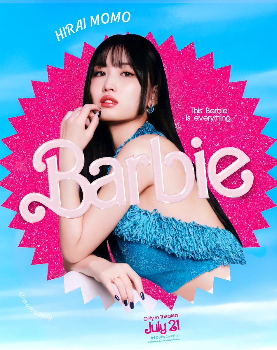 sourcemomo's tweet photo. #MOMO as #Barbie https://t.co/HlKnfzunCE