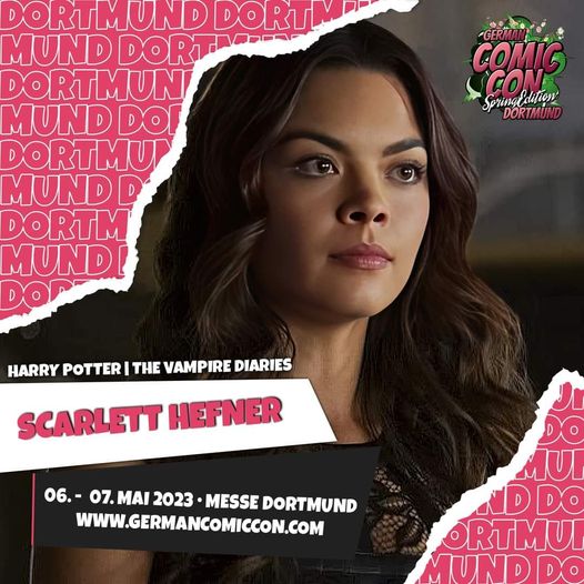 EuroConNet's tweet photo. GUEST ANNOUNCEMENT
#GermanComicConSpring #GermanComicCon #CoolConventions #ScarlettHefner #HarryPotter #TheVampireDiaries
Dortmund, Germany
6 - 7 May 2023
https://t.co/Xsl2nuk09h https://t.co/NmvS6byETU