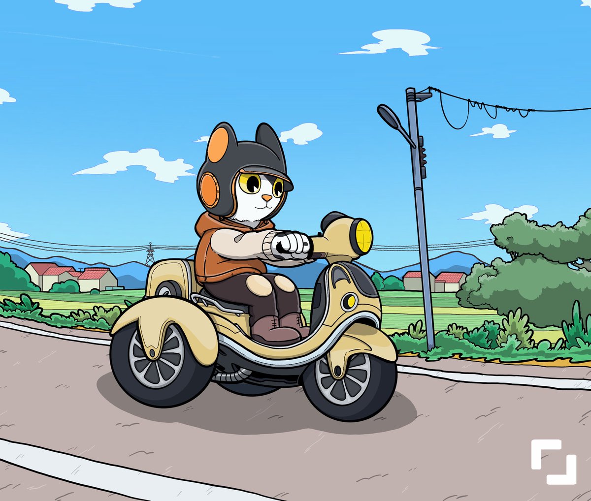 I just listed 3 new drops on “ Cat Diary ” on <a href="/exchgART/">Exchange Art</a> 

“ Search for clues ”
“ Rest easy day ”
“ I am riding ”

Reserve prices 1.0 sol ◎
Link below 👇