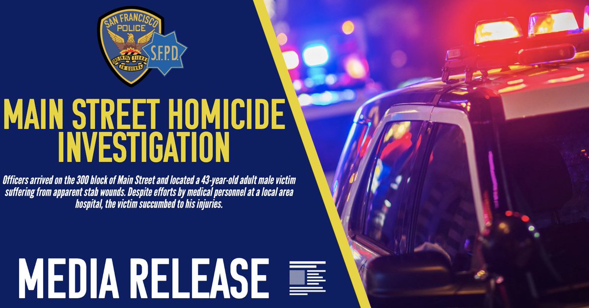 No arrests have been made. This is an open investigation. Anyone with information is asked to call the SFPD 24-hour Tip Line at 1-415-575-4444 or Text a Tip to TIP411 and begin the text message with SFPD. ➡️ bit.ly/40WoI7X