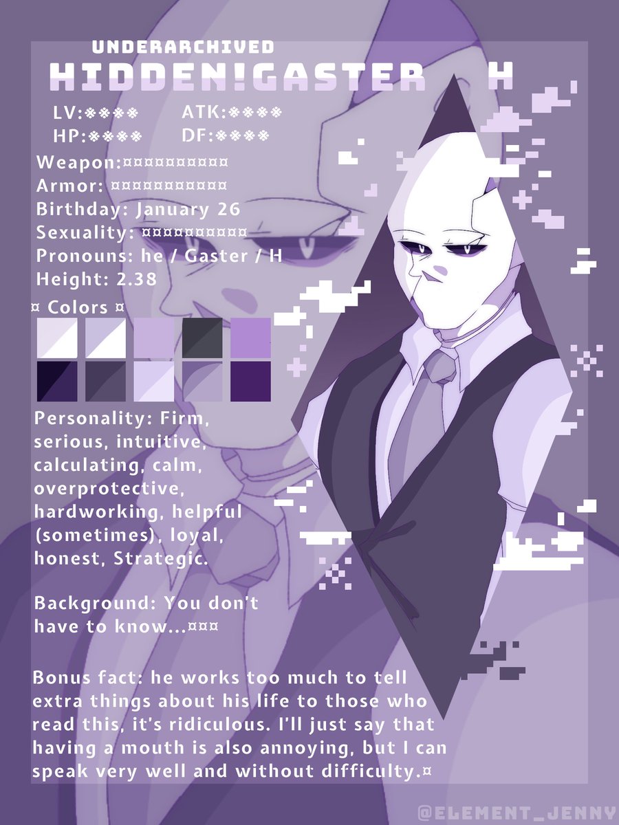 element_jennyy's tweet photo. #oc #undertaleAU #Underarchived #HiddenGaster #GasterHidden #HGaster #GasterH
♡♡♡ https://t.co/JXPF61Qyho