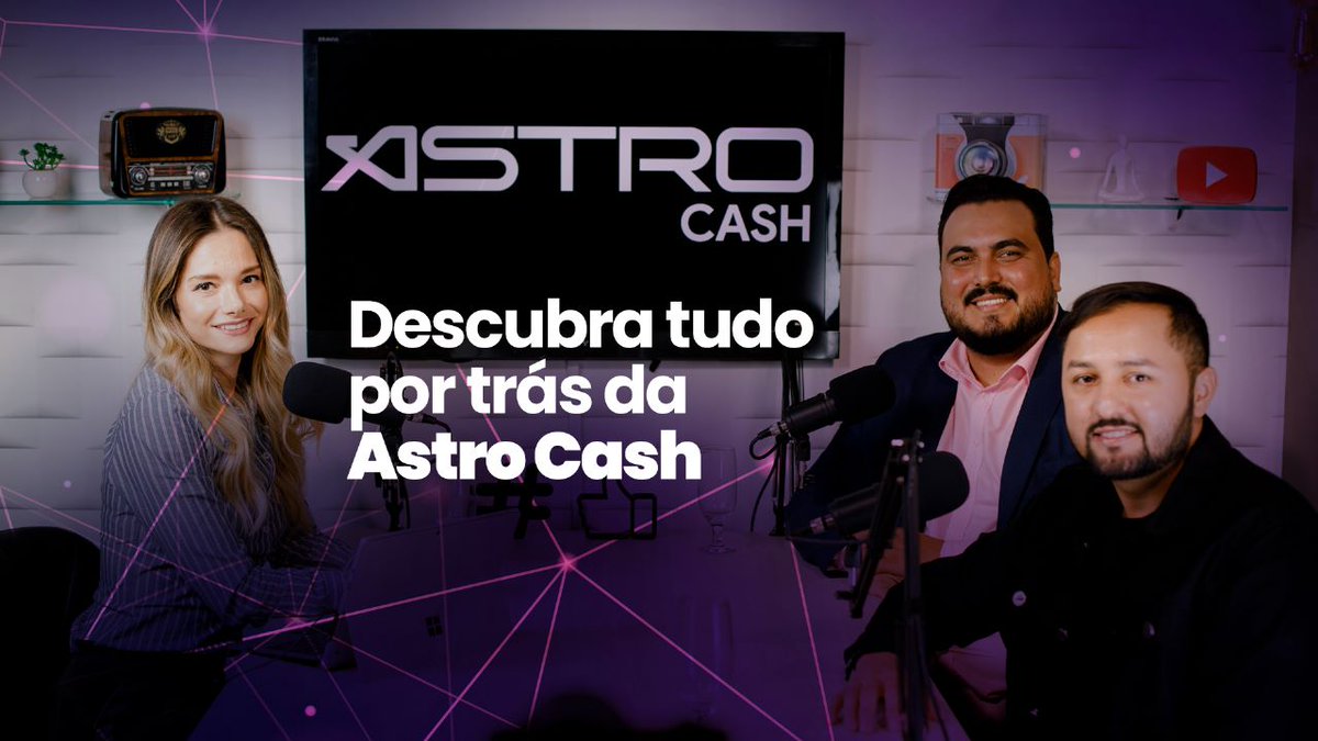 yupaycrypto's tweet photo. 🔥 Tem entrevista nova no ar. Assista: https://t.co/wBA2qza1wj #astrocash #astro #token #crypto #business https://t.co/rxhsRzoPt8
