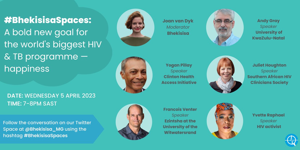 Bhekisisa_MG's tweet photo. Don’t miss our panel of experts discussing the future of #mentalhealth &amp; #HIV in SA — and where these projects collide. When? 19:00 to 20:00 tonight. #BhekisisaSpaces https://t.co/7DMjD5rVDE https://t.co/eZt5ooV5zo