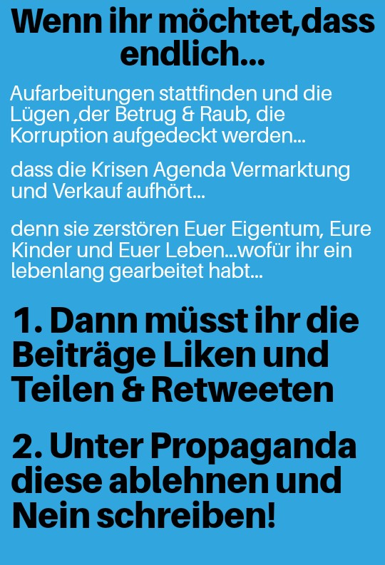 3000Cosmo's tweet photo. 👉#HelftMit #Wichtig
Wir brauchen Dich!
Viele fragen sich, wie soll man etwas ändern ?
In #Twitter & Co werden viele #Tweets,#Meldungen über ihre #Reichweite eingeschränkt!
Gerade aufdeckende,wichtige Artikel,Worte werden klein gehalten!
#teilt bitte,
öffnet Augen,
sagt #NEIN! https://t.co/0YAGujVTvp