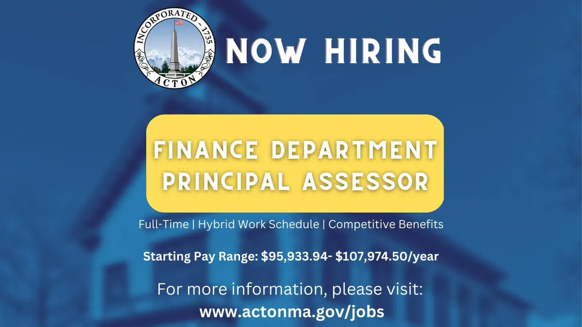 Town of Acton, MA on Twitter join our dynamic and growing