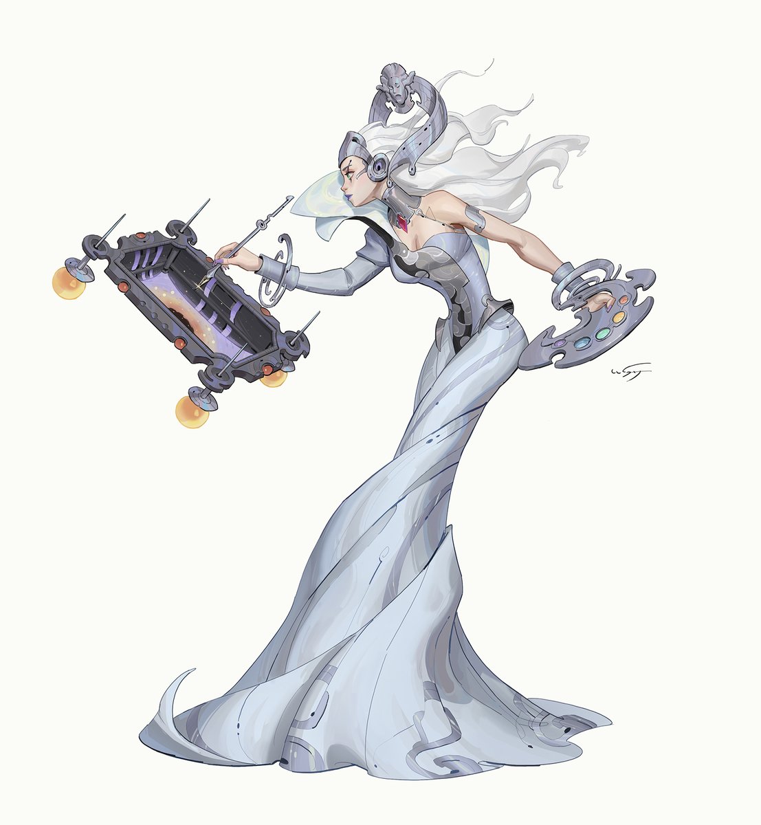 Artstation Art Challenge, Character Completion, future artist