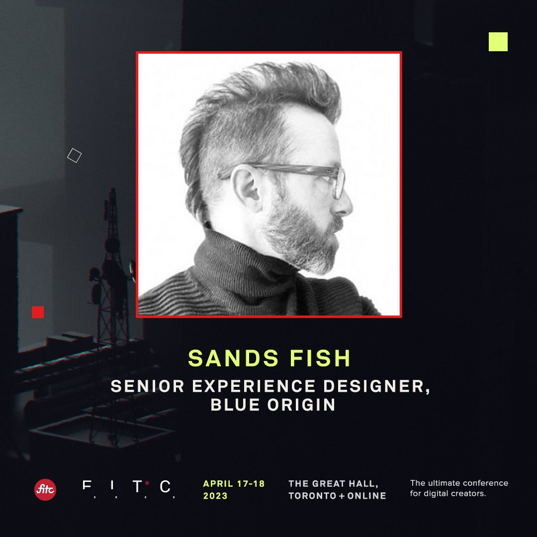 FITC's tweet photo. Less than two weeks away from #FITCToronto 2023! You’ll hear from speakers like @sandsfish @BenMcEvoy @jaredrawk (@argodesign), #ShelleySimmons, and more! Register now, using code “twittervip” at checkout to save $150 on in-person tix! https://t.co/DZuKMtgJGK https://t.co/qcwb2lDDmB