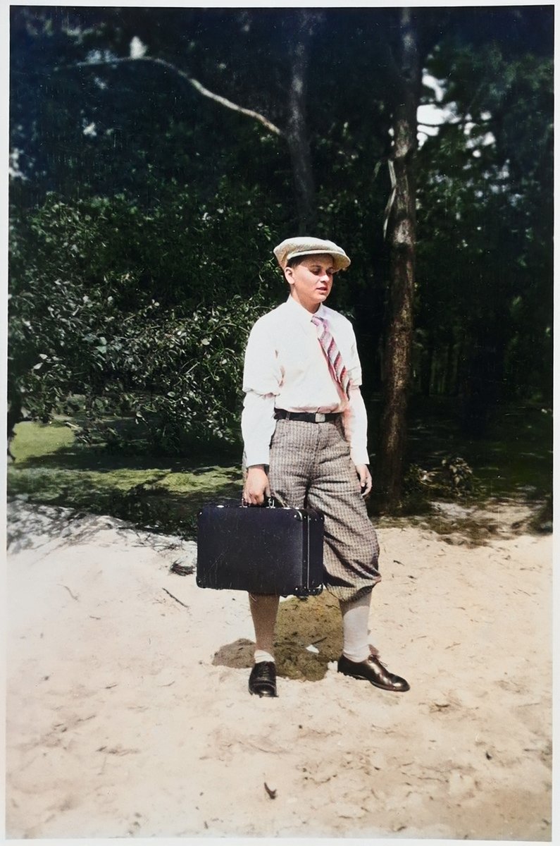 EliErlick's tweet photo. Gerd Katter (1910-1995) was a fierce trans teen activist. He transitioned as a child but was denied top surgery in 1927 due to his age (16). He unsuccessfully attempted surgery on himself with a razor, forcing doctors to provide him with the desperately needed procedure. https://t.co/Hqd2xsFhLp