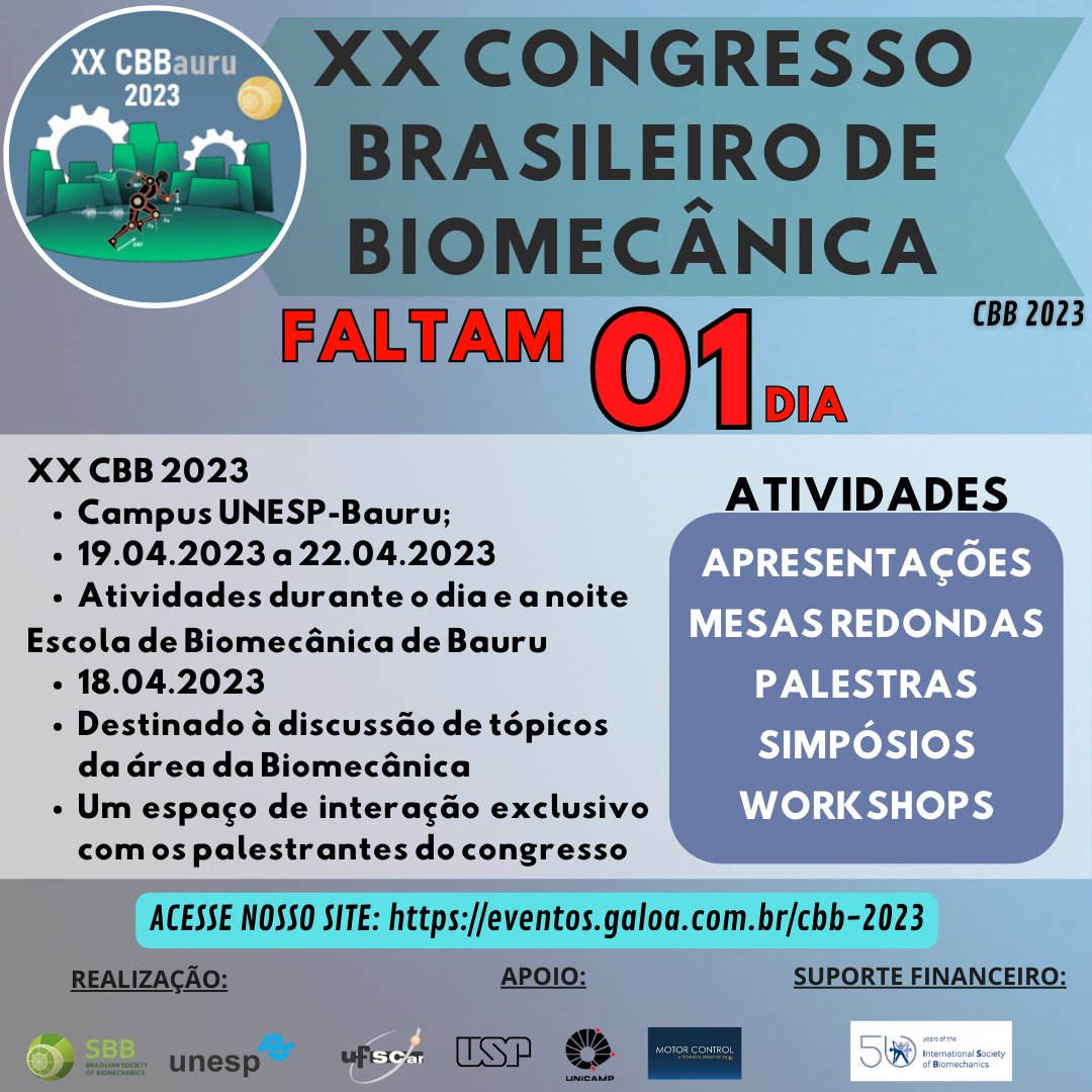 Fala pessoal!!!
O CBB 2023 está CHEGANDO...

Ainda não se inscreveu?? 😱😱
Não perca mais tempo.
Essa será a ÚLTIMA oportunidade para inscrição!!
▶ eventos.galoa.com.br/cbb-2023/regis… ◀

Qualquer dúvida, estamos a disposição via direct 😉