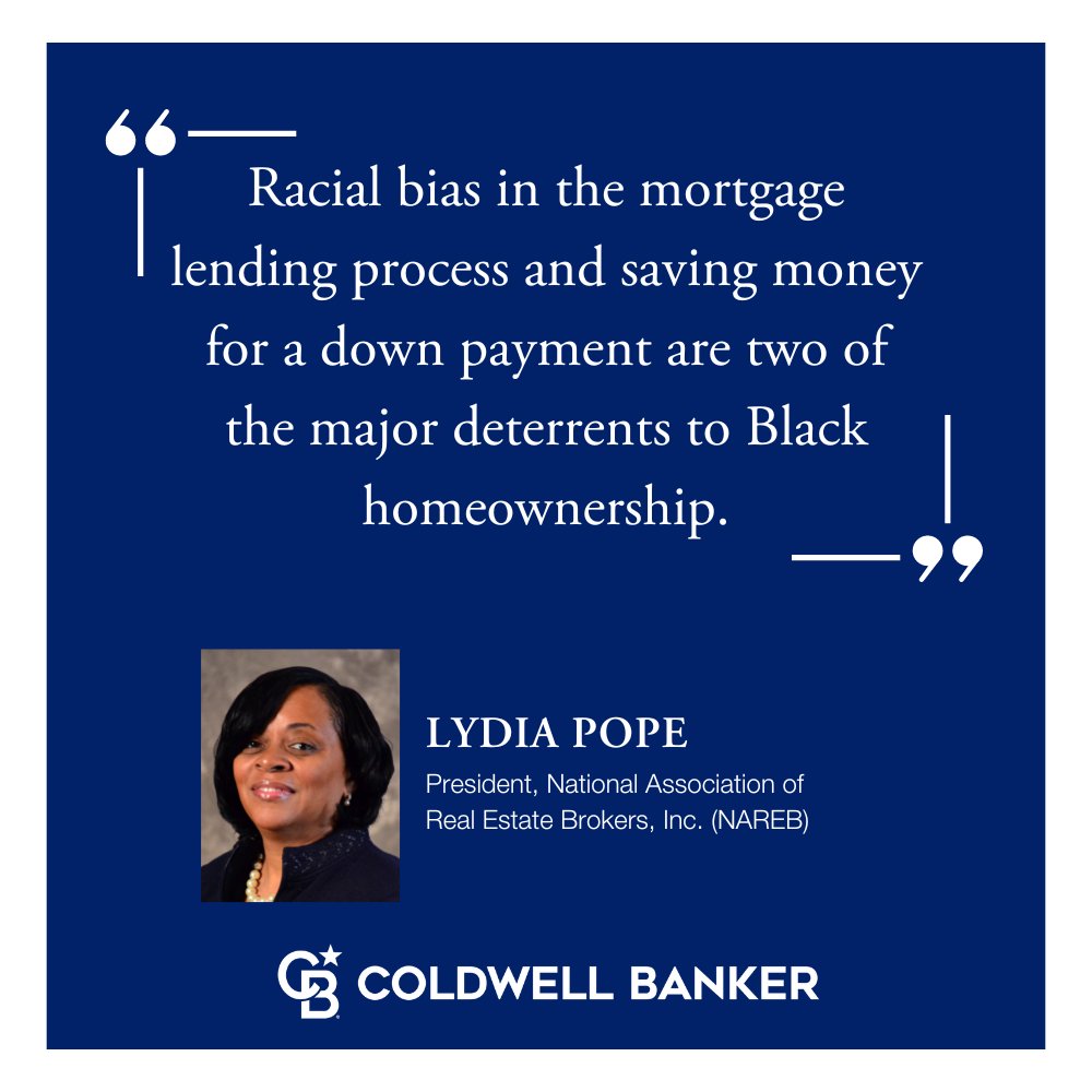 Join president of <a href="/REALTIST_NAREB/">NAREB</a> Lydia Pope and I  as we kick off this month's @ColdwellBanker #FairHousing series sharing the strides the organization has made in creating equal opportunities for homeownership: bit.ly/lydiapope
