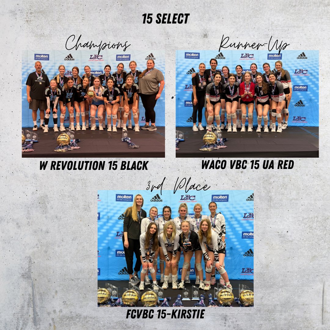 Congratulations to our 2023 adidas Lone Star Classic Medalists and bid takers!

#LSC2023 #LoneStarClassic 
<a href="/adidas/">adidas</a>
@adidasvolleyball
