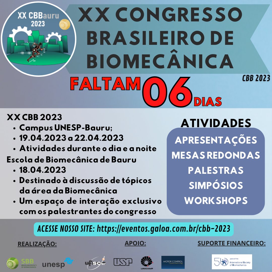 Fala pessoal!!!
O CBB 2023 está CHEGANDO...

Ainda não se inscreveu?? 😱😱
Não perca mais tempo.
Essa será a ÚLTIMA oportunidade para inscrição!!
▶ eventos.galoa.com.br/cbb-2023/regis… ◀

Qualquer dúvida, estamos a disposição via direct 😉