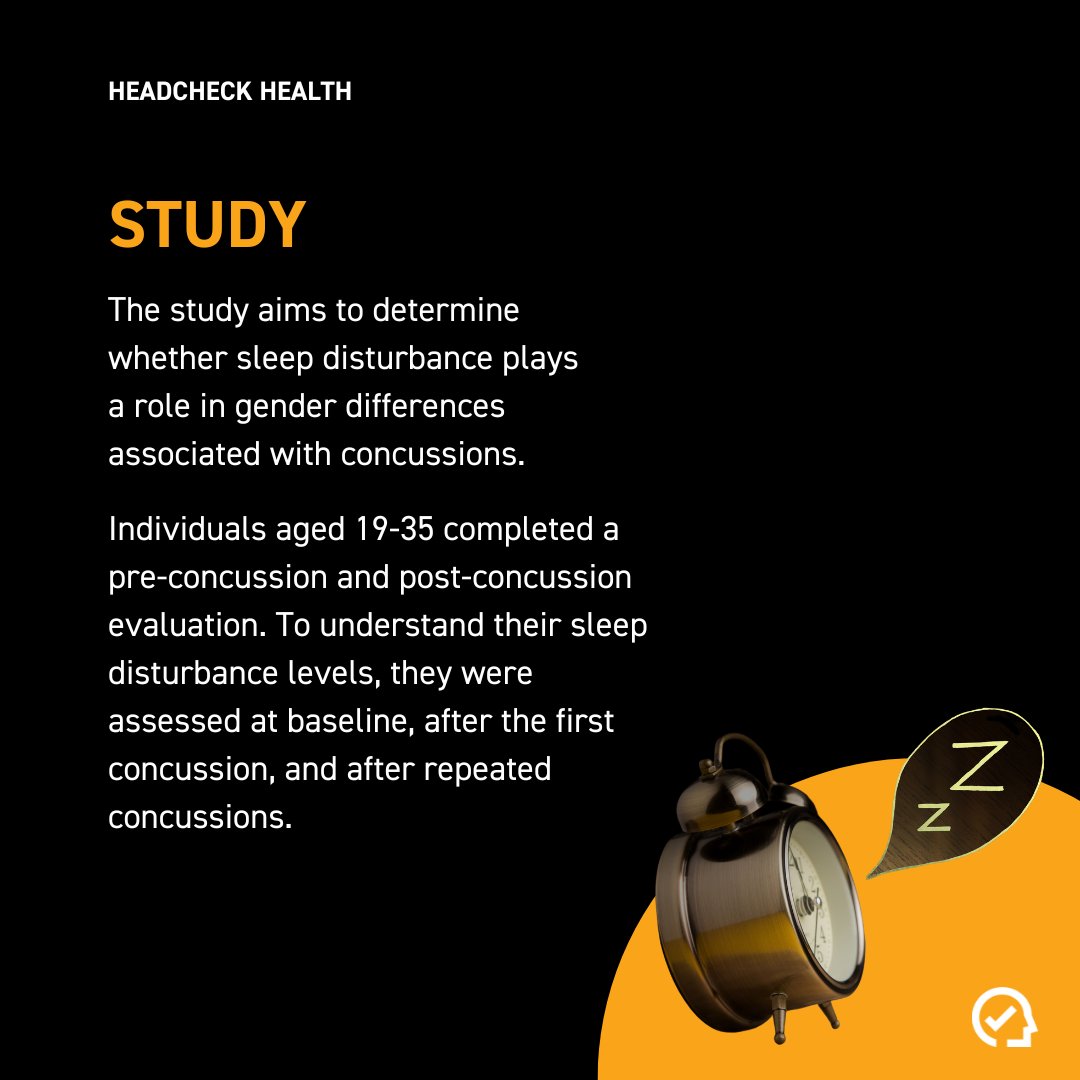 HEADCHECKHealth's tweet image. It's a known fact that #concussions affect men and women differently, which is also notable in #sleep. Sleep disturbance is a common post-concussion #symptom, but how does it affect men and women differently? Swipe left to learn more!

Read more: pubmed.ncbi.nlm.nih.gov/29221773/