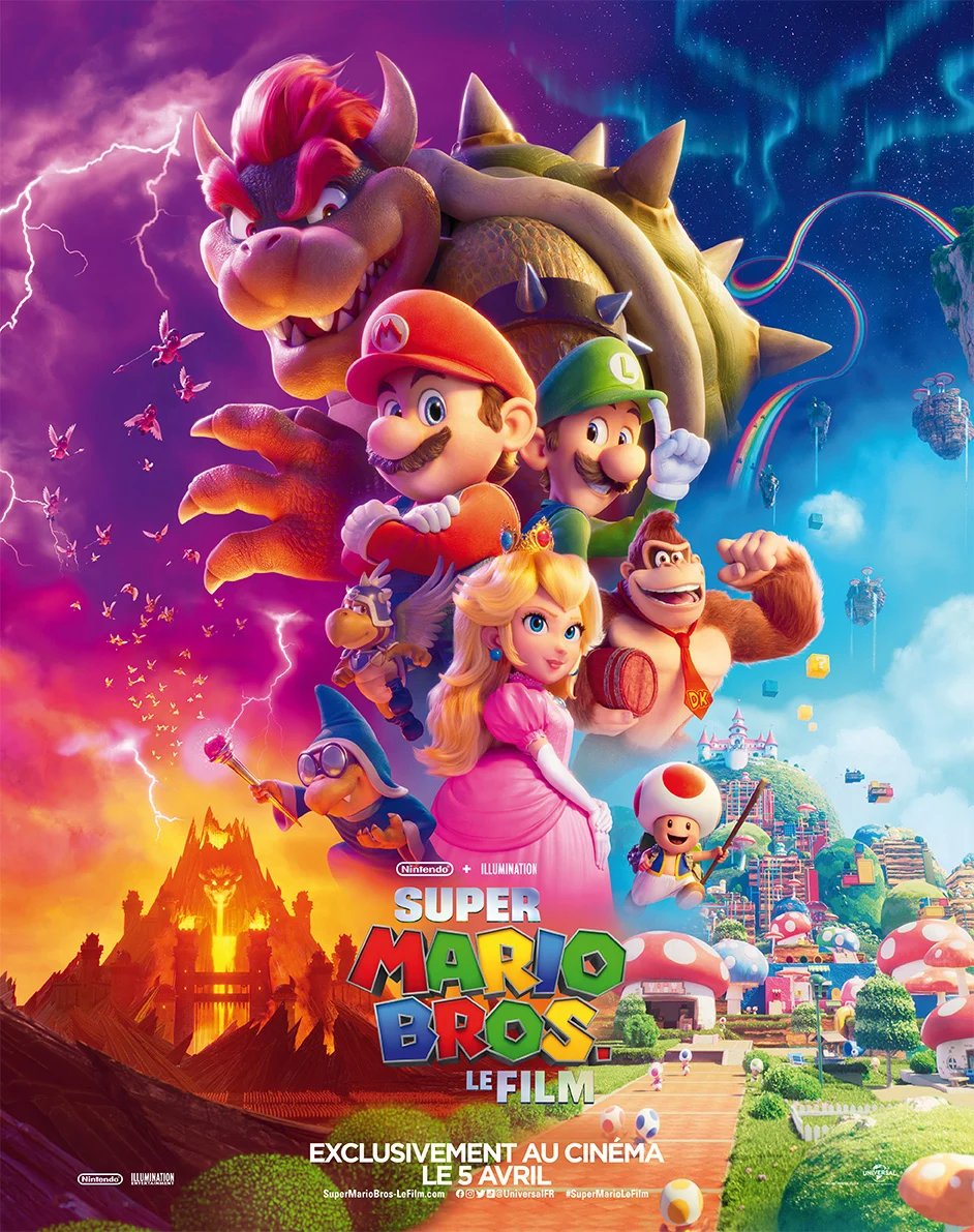 ActuCineScoopFr's tweet photo. Qui va aller le voir ? ✅️ (OUI) ou ❌️ (NON) (5 avril 2023 dans les salles en France 🇨🇵) #MarioMovie #MarioBrosMovie #MarioBrosLeFilm #SuperMarioMovie #SuperMarioBrosMovie #SuperMarioLeFilm @SuperMario_FRA https://t.co/Bs2hpfxC1B