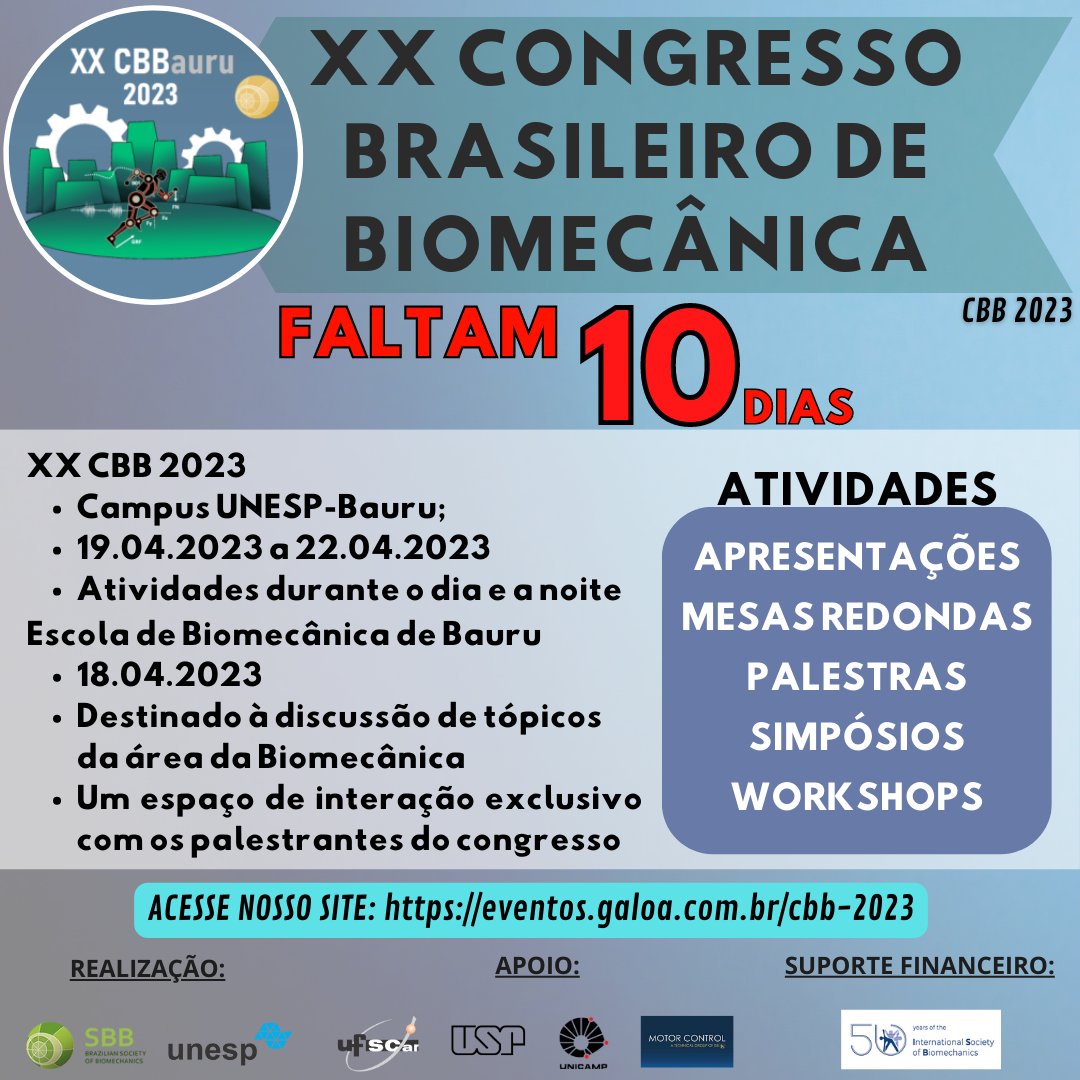 Fala pessoal!!!
O CBB 2023 está CHEGANDO...

Ainda não se inscreveu?? 😱😱
Não perca mais tempo.
Essa será a ÚLTIMA oportunidade para inscrição!!
▶ eventos.galoa.com.br/cbb-2023/regis… ◀

Qualquer dúvida, estamos a disposição via direct 😉