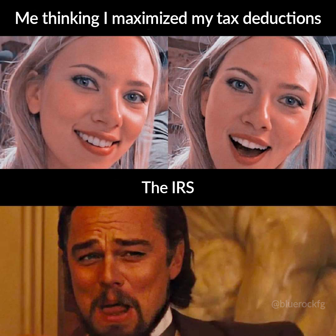 BlueRockFG's tweet image. Uncle Sam looks for every opportunity to catch you off-guard. 💲💲💲

Starting early is the best way to ensure that you&apos;re not leaving any money on the table. 

#taxplanning #financialplanning #maximizedeductions #2023taxseason