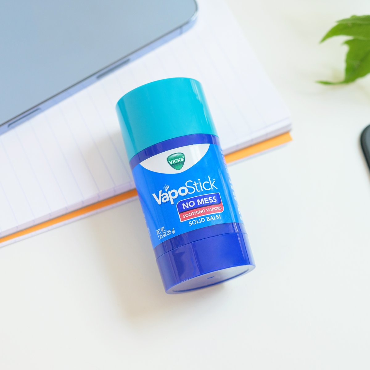 Swipe on your comforting, non-medicated Vicks Vapors before going camera-on for your next big meeting. VapoStick is here for you 💙