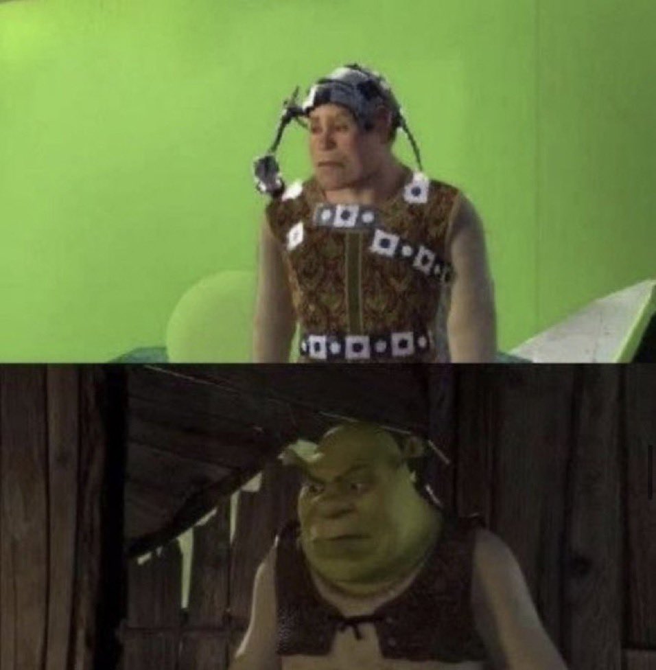 PicturesFoIder's tweet image. Behind the scenes shrek 5