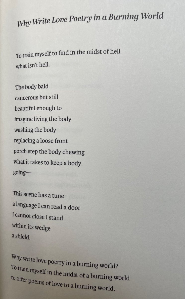 ilya_poet's tweet photo. 1/3
Katie’s book is published today. Watching her write these poems during the cancer years was the most terrifying, illuminating &amp; compelling  experience of my life

(Because it might be a while before friends abroad can get the book in the mail, I’ll share some photos of poems) https://t.co/VUtuLZrj1i