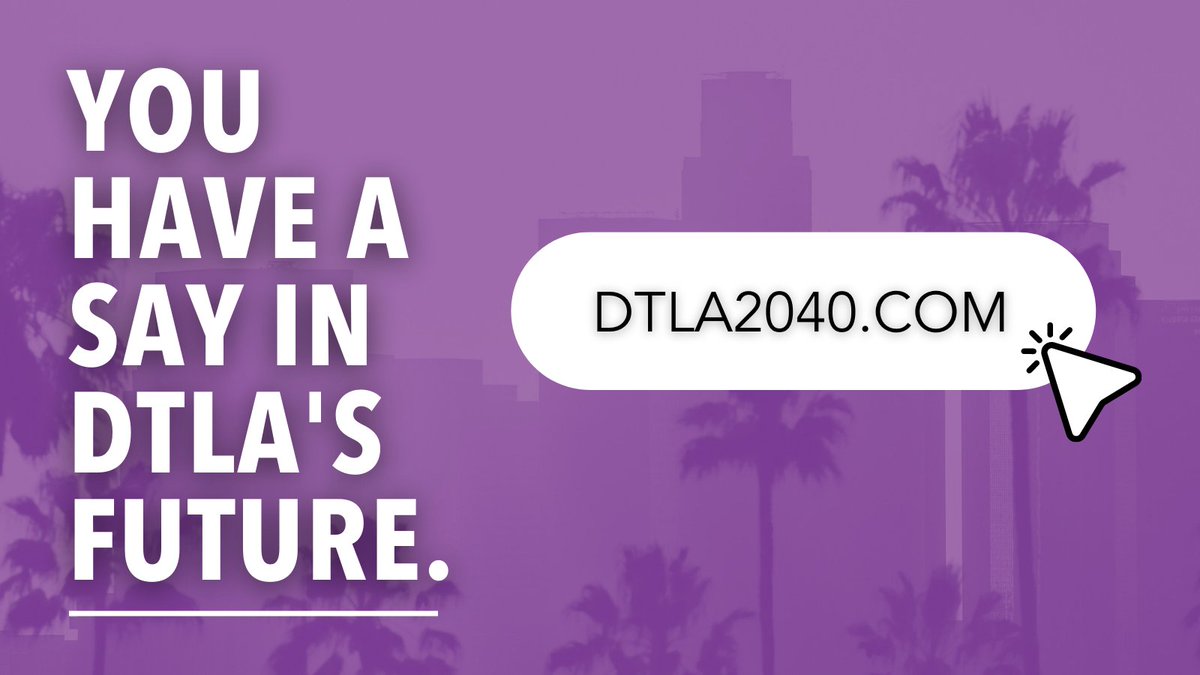 The #DTLA 2040 Plan will account for 20% of the city’s new #housing growth for the next 20 years. It must be adopted by May 12, so NOW is the time to make your voice heard and visit DTLA2040.com to submit a comment letter to the City!