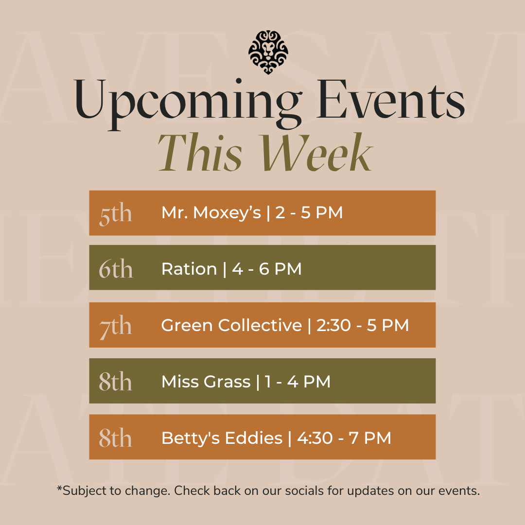 heritageclubthc's tweet photo. Don't miss these fan-favorite brands popping up at The Heritage Club this week!
💥 April 5th - Mr. Moxey's
💥 April 6th - Ration
💥 April 7th - Green Collective
💥 April 8th - Miss Grass
💥 April 8th - Betty's Eddies
#cannabisevents #popups #weed #boston #eventsinboston https://t.co/D2nwHOxQdG