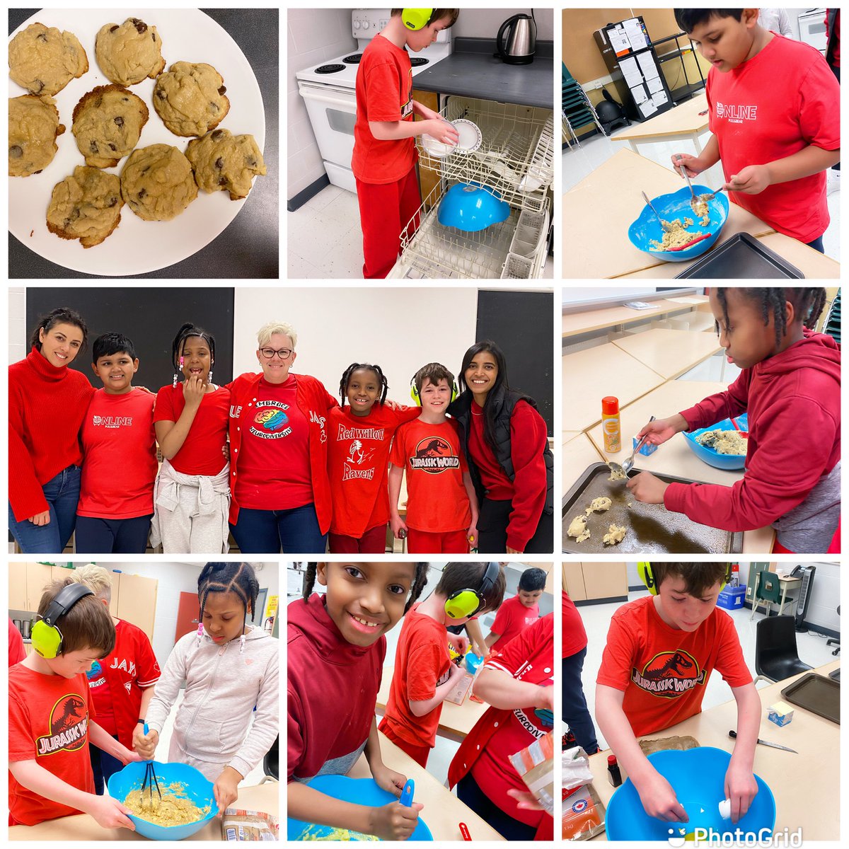 #AutismAcceptanceMonth SPA celebrating Autism Acceptance with #redinstead and ending our day making chocolate chip cookies🍪  😋 @RedWillowPS @PeelSchools @ZohrinM @jrleduc22 @mspatellll @Heathercarts @zammitmary