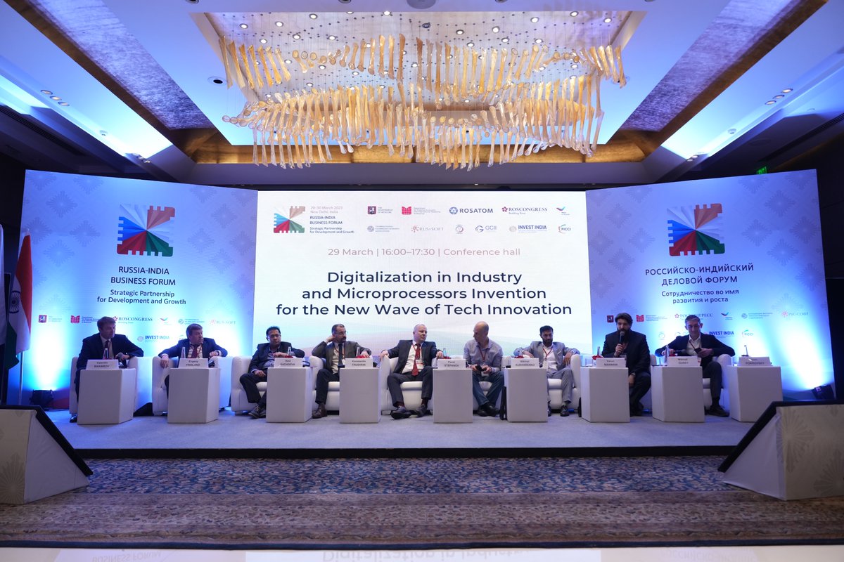 rav_sachdeva's tweet photo. Building long-term sustainable IT Bridge between IN &amp; RU

Headed largest RU IT delegation of SW, IC design, electronics, chip and semiconductor manufacturing cos. to India. Over 12 RU cos, and 18 participants.

B2B meets in DEL, BLR and MUM.

Cover story:
https://t.co/pxAxXxC2ej https://t.co/burvSxs7aQ