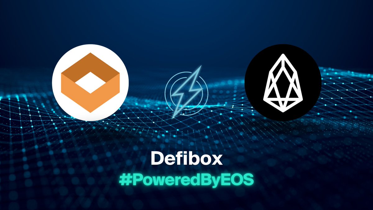 The @Defiboxofficial protocol is a one-stop solution for swaps, staking&amp; lending on the #EOS blockchain 💸

Learn how the flexible design of $EOS helps Defibox craft a first-class protocol in this instalment of #PoweredByEOS 🔋

Read Now 👇
eosnetwork.com/blog/defibox-p…