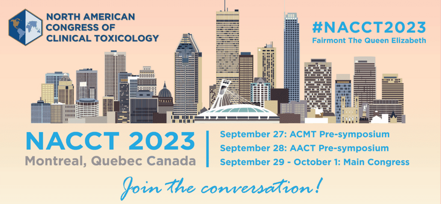 AACTinfo's tweet photo. Get excited! #NACCT2023 is right around the corner!

If you love toxicology, this is the conference for you!

For more information, check out: https://t.co/tO3Gwu98Tc https://t.co/ToSHrTH1v9