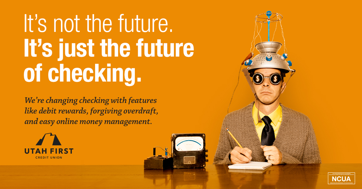 Utah_First's tweet image. With a Utah First checking account, you get all the features you need to manage your money in today’s modern world. From innovative digital banking to an ultra-modern mobile wallet, we’re changing checking with an eye to the future. Learn more here: utahfirst.com/checking-c/