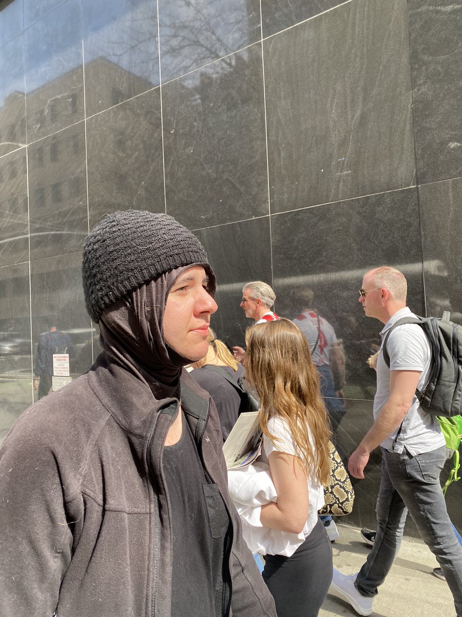 Savsays's tweet image. I did get a couple of good interviews in with people explaining why they thought the indictment was necessary/good. 

But then this guy started screaming at me to “Get the fuck out” and shut down interviews even with the leftists who did want to speak with me. 

Sad.