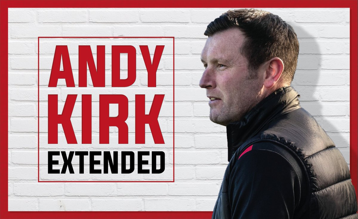 ✍️ 𝗔𝗡𝗗𝗬 𝗞𝗜𝗥𝗞 𝗘𝗫𝗧𝗘𝗡𝗗𝗦 𝗖𝗢𝗡𝗧𝗥𝗔𝗖𝗧

The Club is delighted to announce that the contract of Manager Andy Kirk has been extended for a further two seasons, up to the summer of 2025.

Read full story ➡️ brechincity.com/bcfc/p/n/2768