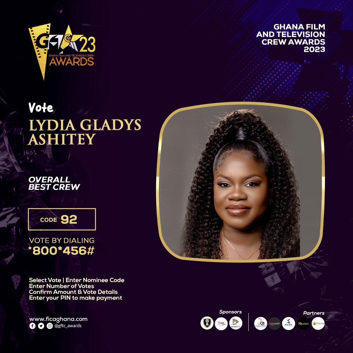 leeashitey's tweet photo. Overall Best Film Crew Member In Ghana 🇬🇭. The Passion and Consistency is surely giving Success 🙌🏾. Kindly pls help me with your vote to win this 🙏🏽 https://t.co/Ziqv6suBTg
