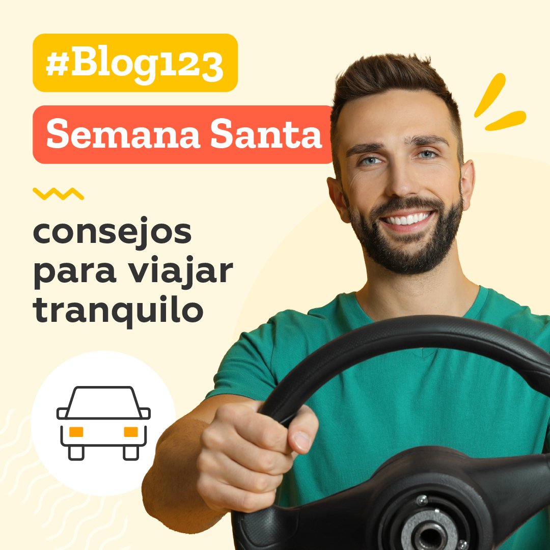 123Seguro's tweet photo. ¿Rompés la rutina en Semana Santa?😎
Si estás preparándote para viajar tené en cuenta estos consejos que te dejamos en nuestro #blog123 para viajar tranquilo y sin imprevistos 😉
👉https://t.co/7R6EhaaVoM😉
#SemanaSanta #SeguridadVial #findesemana https://t.co/c9DjK51q2q