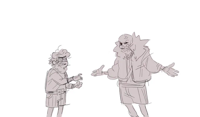 Я вас уверяю от них так и веет ✨same vibes✨

#the7d #fellsans #sketch 
